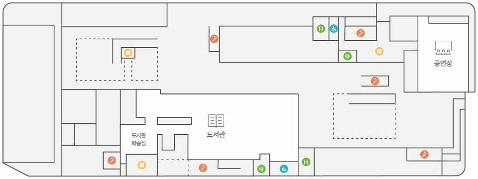 지하 1층 안내도
